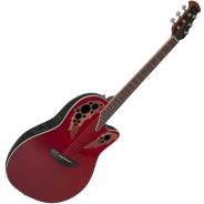 Ovation CE48-RR-G Celebrity Elite Super Shallow Cutaway Ruby Red