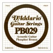 D'ADDARIO PB029 - Singola per Acustica Phosphor Bronze (029)