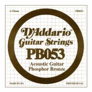 D'ADDARIO PB053 - Singola per Acustica Phosphor Bronze (053)