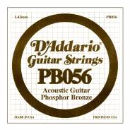 D'ADDARIO PB056 - Singola per Acustica Phosphor Bronze (056)