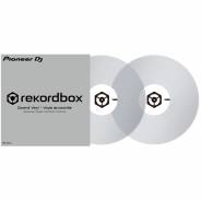 Pioneer RekordBox Coppia di Vinili di Controllo Trasparenti per Giradischi DJ