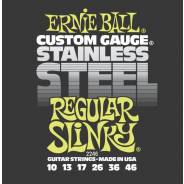 Ernie Ball 2246 Muta di Corde Stainless Steel Regular Slinky per Elettrica (010/046)