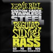 0 ERNIE BALL - 2842 - Stainless Steel Regular Slinky Bass