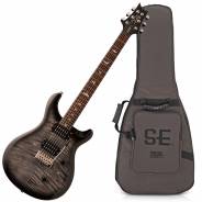 PRS SE Custom 24 Charcoal Burst - Chitarra Elettrica Double Cut03