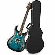 PRS SE Hollowbody II Piezo Peacock Blue Smokeburst