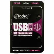 Radial USB Pro - Convertitore Audio Digitale e DI Box Stereo USB