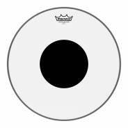 Remo CS-0114-10 Pelle Clear Controlled Sound Black Dot 14"