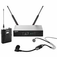 Shure QLXD14E/SM35 G51 - Radiomicrofono Sistema Microfonico Wireless Senza Fili UHF con Archetto Headset SM35