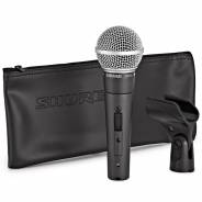 Shure SM58SE - Microfono Dinamico Cardioide per Canto con Interruttore