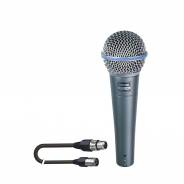 SHURE Beta 58A con Cavo Microfonico Professionale