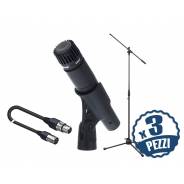 SHURE SM57 Pack per Studio Recording: Microfoni per Strumenti / Aste / Cavi x 3