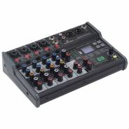 SOUNDSATION MIOMIX 404FXM - Mixer Audio Professionale 6-Canali Con Lettore USB, BT E Multi-Effetto Digitale A 24-bit