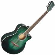  SOUNDSATION SAGUARO-HW-CE GR - Chitarra Acustica Cutaway Amplificata Con Finitura Hand Wiped