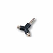 Soundsation SADA048-1 Adattatore 2 RCA Femmina - Jack Maschio 6.3mm MONO (conf. 1 pezzo)