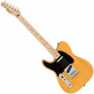 SQUIER Affinity Series Telecaster Left-Handed Maple Fingerboard Black Pickguard Butterscotch Blonde