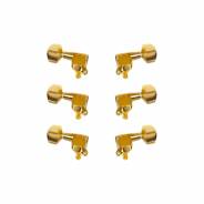 Yellow Parts - EZ17101G Meccaniche Chitarra Acustica 3+3 Dorate 6 Pcs