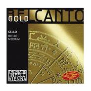 THOMASTIK - Set di Corde per Violoncello Serie Belcanto Gold, Medium 4/4