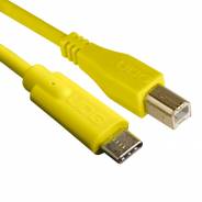 2 Udg U96001YL - ULTIMATE AUDIO CABLE USB 2.0 C-B YELLOW STRAIGHT 1 ,5M 