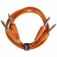 Udg U97004OR - ULTIMATE AUDIO CABLE SET JACK - JACK STRAIGHT ORANGE