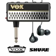 Vox Amplug 2 Lead con Shure SE112 Grigi