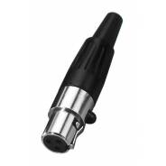 Monacor Connettore Mini XLR Femmina 3 Poli