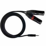 ZZIPP Cavo a Y Jack stereo 3,5mm - 2 x XLR maschio, 3m