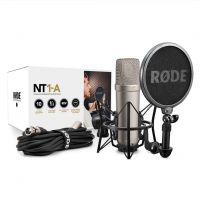 Rode NT1A Complete Vocal Bundle con Antipop, Antivibrazioni e Cavo XLR