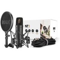 Rode NT1 KIT Microfono a Condensatore da Studio con Filtro Antipop e Sospensione