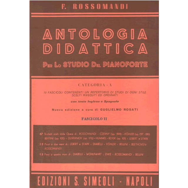 S. Simeoli Antologia Didattica Cat. A Vol. 2