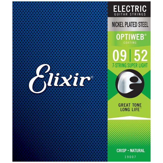 Elixir 19007 Optiweb Nickel Plated Steel 009/052