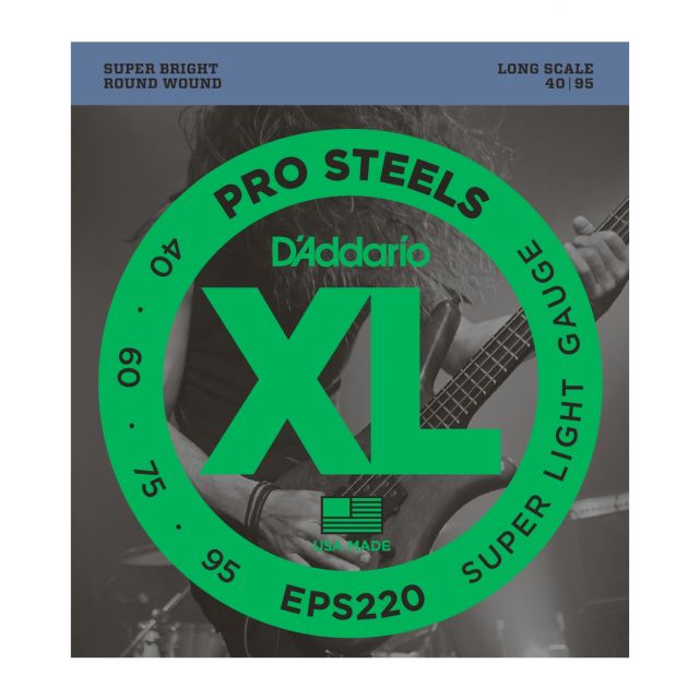 D'Addario EPS220 Pro Steels Super Light 040/095