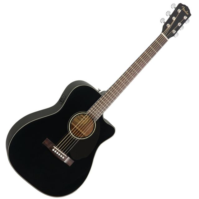 Fender CC-60SCE Concert Walnut Fingerboard Black