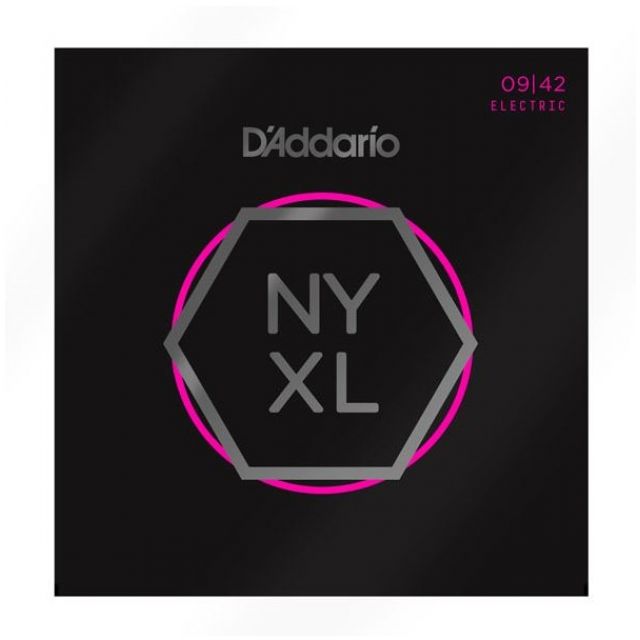 D'Addario NYXL0942 Nickel Wound Electric Guitar Strings Super Light 9-42