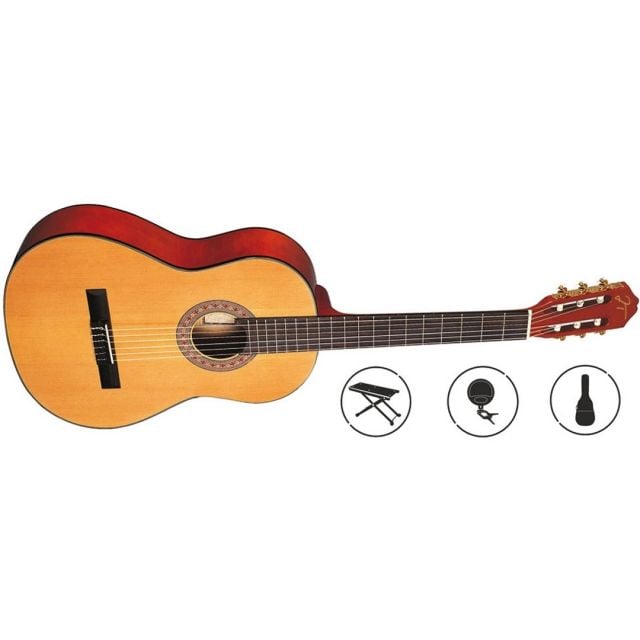 Oqan QGC-25 Pack con Custodia Poggiapiedi e Accordatore