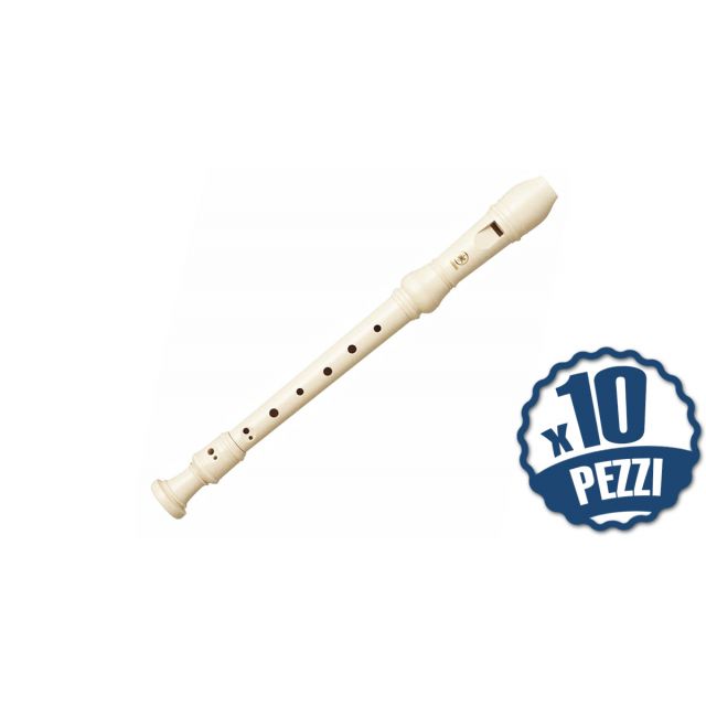 YAMAHA YRS24B - 10 Flauti Dolci Soprano Bundle Speciale Scuola