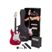 Soundsation Rider GP CAR - Chitarra Pack Elettrico Candy Apple Red