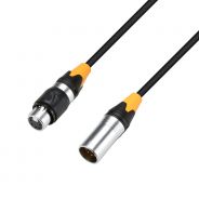 Adam Hall Cables K 4 DGH 0300 IP 65 - Cavo DMX AES/EBU da XLR maschio a 5 pin a XLR femmina IP65 3 m
