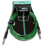 ZZIPP Cavo per Strumenti Jack/Jack 6m / verde trasparente