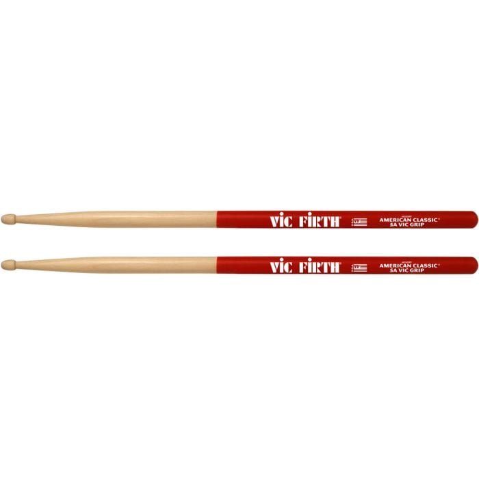 COPPIA DI BACCHETTE PUNTA IN LEGNO Vic Firth 5AVG Vic Grip