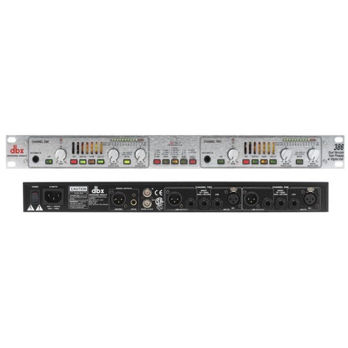 DBX 386 - PREAMPLIFICATORE MICROFONICO VALVOLARE 2