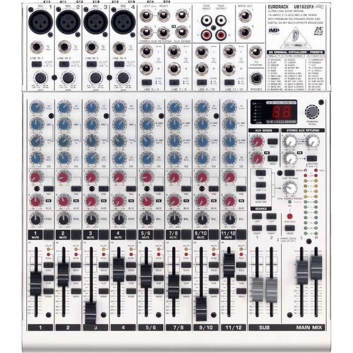 BEHRINGER EURORACK UB1622FX PRO - MIXER PASSIVO CO