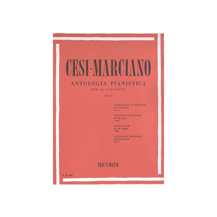Sigismondo Cesi Libro Ricordi Antologia Pianistica per la Gioventù Fasc. I