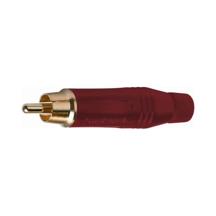 Connettore AMPHENOL RCA PRO maschio red Quik Lok Connettore AMPHENOL RCA PRO maschio red