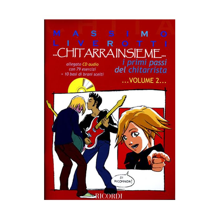 Massimo Liverotti Partitura + Cd Ricordi Chitarra Insieme Vol. 2