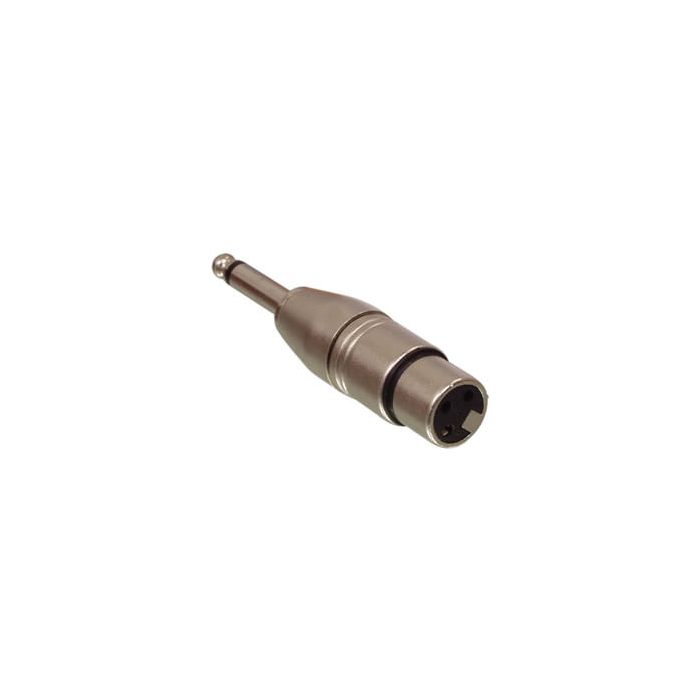 1 ADATTATORE PRESA XLR/SPINA JACK MONO Quik Lok Adattatore Presa XLR 3 Poli / Spina Jack 6,3mm mono