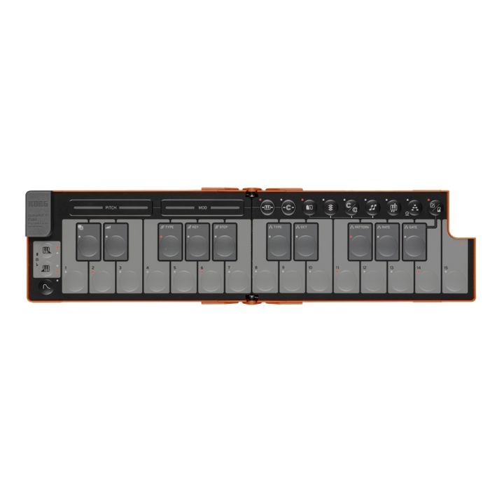 Tastiera MIDI Compatta Ripiegabile Arancione KORG nanoKEY Fold Lava Orange
