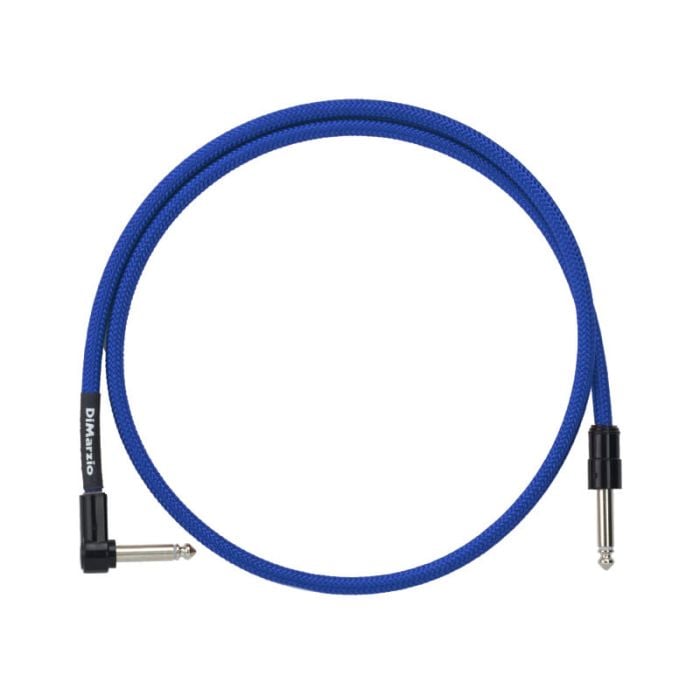 MXR Coil Glo – Cavo Strumento A Spirale 4,5 M, Jack 6,3 Mm Angolato/dritto, Conduttore OFC 20 AWG, Si Illumina Al Buio, Resistente E Flessibile