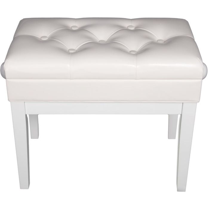 Panca Panchetta Sgabello per Pianoforte Bianco Quik Lok PB/106 WHL