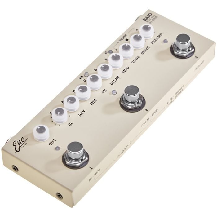 Pedale Multieffetto con IR Integrati per Chitarra EKO BAIO (Box All In One)