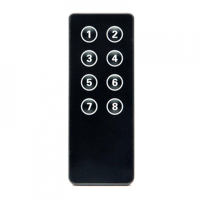 Telecomando per serie neo Pulse-Eight 8-REMOTE Context Sensitive 8 Button IR Remote